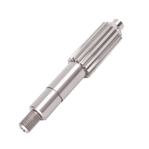 25年工厂专业定制主输入输出金属精密锻钢轴齿轮轴 - Product Image 4