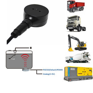 Sensor de nivel de combustible ultrasónico sin orificio de dibujo de fácil instalación para gestión de monitoreo de combustible de flota - Product Image 1