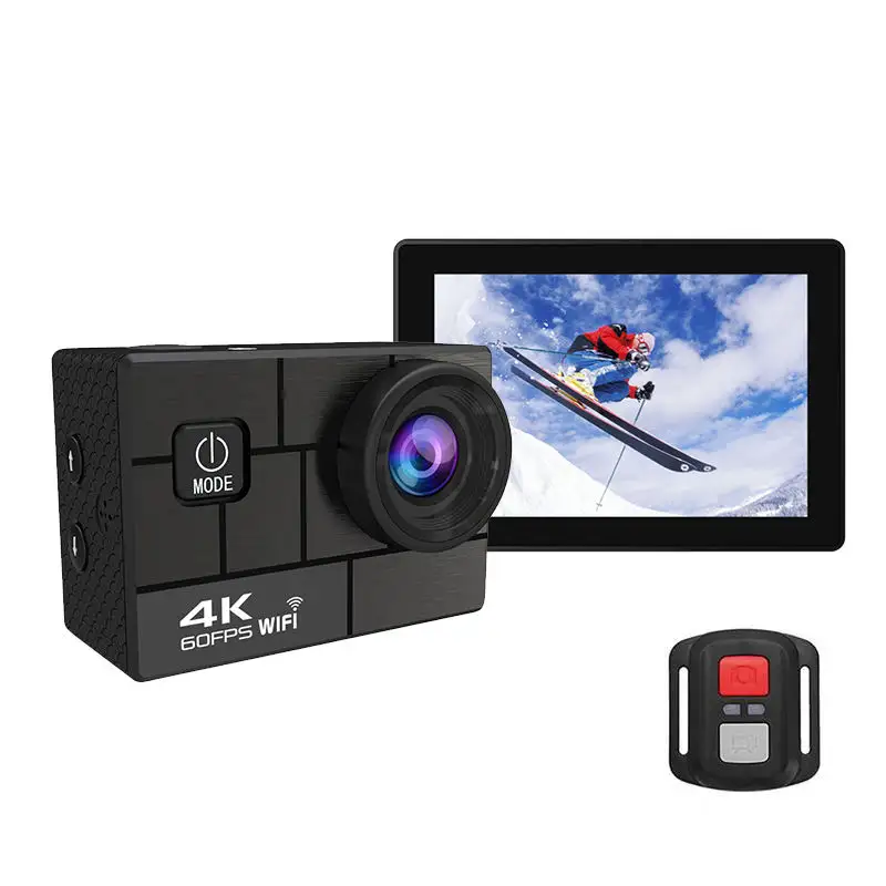 Enregistreur vidéo WIFI caméra d'action numérique 4k 60fps caméra de sport pour vidéo Vlog avec HDMI