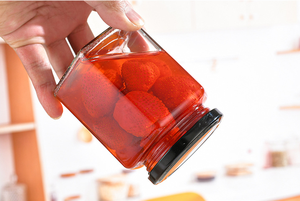 250ml 500ml Glass <strong>Jar</strong> Round Shape With Metal Cap Rust Proof Air Tight Multi-use Glass <strong>Jar</strong> for Wedding and Home Decorations - Product Image 5