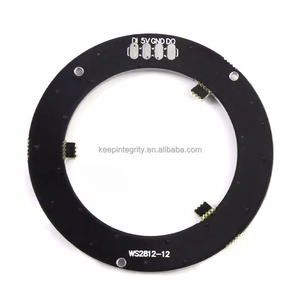 WS2812 modulo circolare LED full-color RGB rosso verde blu 5050 LED tallone modulo scheda di sviluppo - Product Image 3