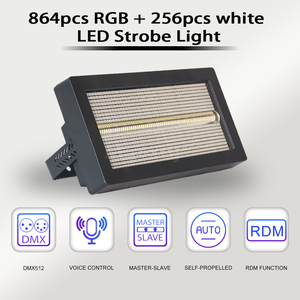<strong>Super</strong> Strobe Light DMX512 High Brightness RGB <strong>LED</strong> + White for Stage Show Event Night Club Mapping Function - Product Image 2
