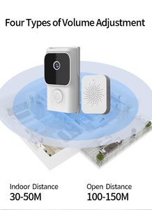 Прямая Продажа с фабрики 1080P Wi-Fi видеодомофон домофон цветная металлическая наружная Водонепроницаемая камера с ночным видением TCP сеть - Product Image 3