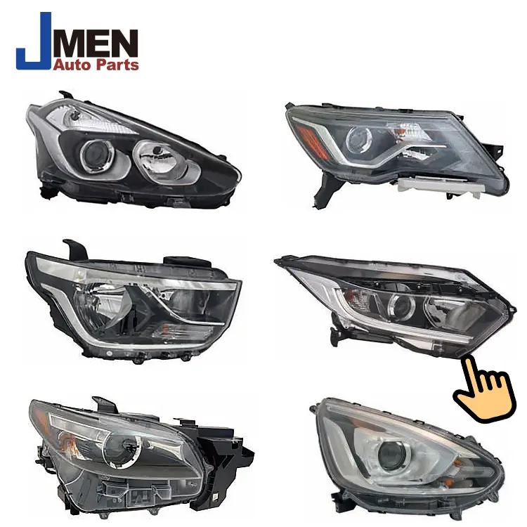 Jmen for TOYOTA HIACE HIGHLANDER HeadLamp HeadLight Led Head Light Lamp car Taiwan Auto Body Parts