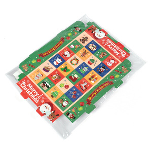 Cá Nhân Giáng Sinh <span class=keywords><strong>Advent</strong></span> Lịch 24 Lưới Lịch Lỗ Hộp Bất Ngờ Tự Chế Mù Hộp Cho Trẻ Em Món Quà - Product Image 6