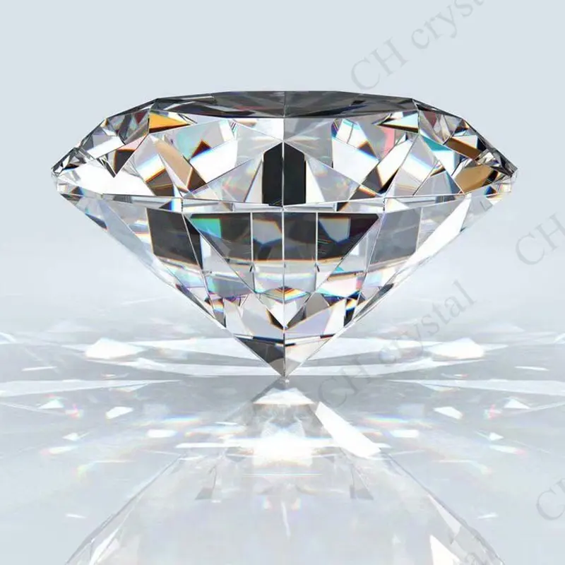 60 millimetri di cristallo di vetro di diamanti fermacarte per la decorazione di nozze e regali souvenir