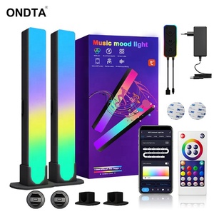 RGB ses kontrolü ritim lamba akıllı LED müzikli ışık çubuğu uzaktan kumanda Pickup Lamp oyun PC için TV araba - Product Image 2