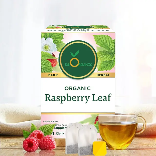 OEM teh herbal merah Raspberry daun wanita suplemen kesehatan haid produk kehamilan