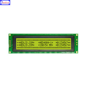 Üretici satış 5.9 "190x54MM 4004 40x4 LCD karakter ekran Panel modülü <span class=keywords><strong>SPLC780D</strong></span> AIP31066 paralel port ile