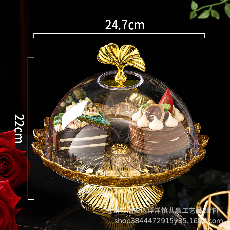 Plat à fruits avec couvercle, 24,7 cm