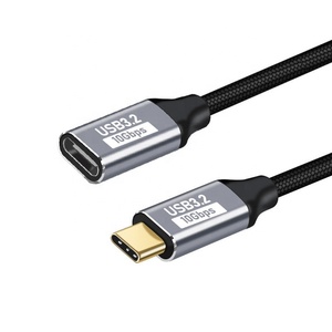 Cable de extensión macho a hembra tipo C de fábrica USB 3,2 GEN2 Cable adaptador de transferencia de datos de alta velocidad PD100W Cable de carga rápida - Product Image 6
