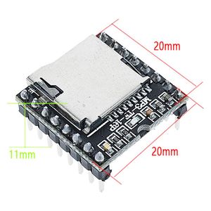 Mini-MP3-Player-Modul mit vereinfachtem Ausgangs lautsprecher MP3-Modul TF-Karte U Disk Mini-MP3-Player-Audiomodul für Arduino DF Play