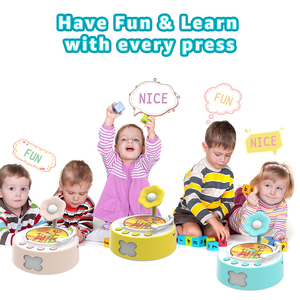 Lernspiel zeug für 2-4 Jahre alte Jungen Plattenspieler Elektronische Gadgets mit spanischen französischen Sprach karten Fun Learning Machines - Product Image 4