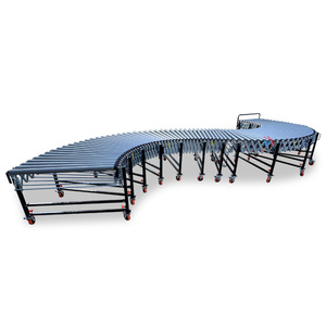 Factory Direct Supply Motorized Roller <strong>Conveyor</strong> Line Retractable Roller <strong>Conveyor</strong> for Logistic Boxes <strong>Unloading</strong> <strong>Loading</strong> on Sale - Product Image 5