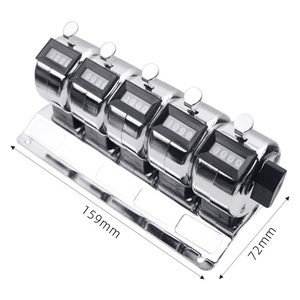 Contador de fila de conteo de mano ligero y compacto de metal personalizado de fábrica 1-6 dígitos para un conteo eficiente - Product Image 2