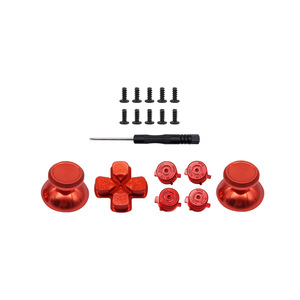 Placa luminosa de controlador inalámbrico Laudtec LX330 con botón pequeño de tecla cruzada con tapa de joystick para PS4 - Product Image 2