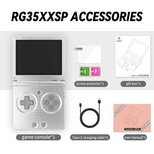 ANBERNIC RG35XXSP 3.5 ''IPS ekran Flip el konsolu Linux sistemi TV çıkışı 64G 5500 oyunları önceden yüklenmiş - Product Image 2