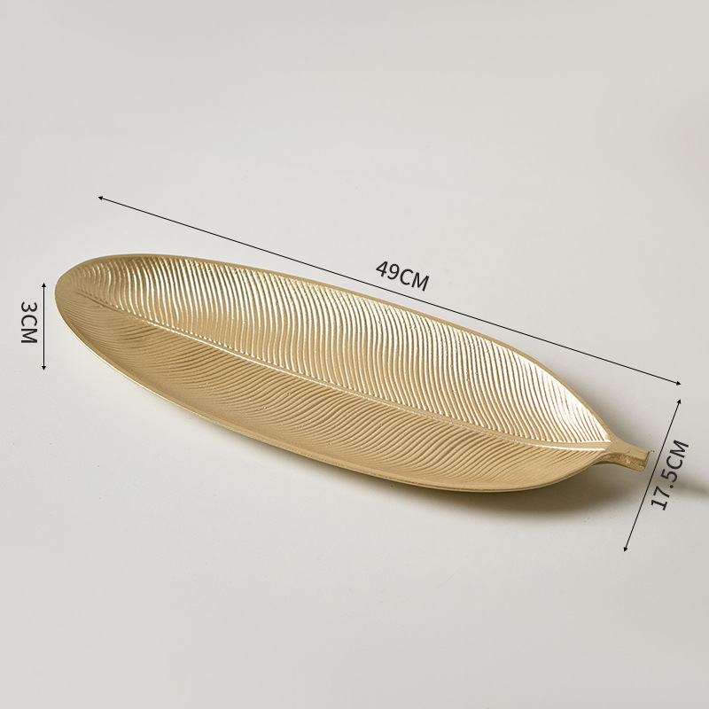 Medium-sized leaf fruit plate