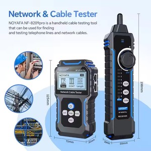 NOYAFA NF-8209Pro Multifunktions-Netzwerk kabel Ortungs länge PoE Tester Sicherheits schutz bis zu 60V Widerstand und Anti-Burning - Product Image 6