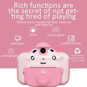 Cámara de impresión instantánea cámara de video digital Pantalla HD de 2 pulgadas mini cámara digital con foto - Product Image 3