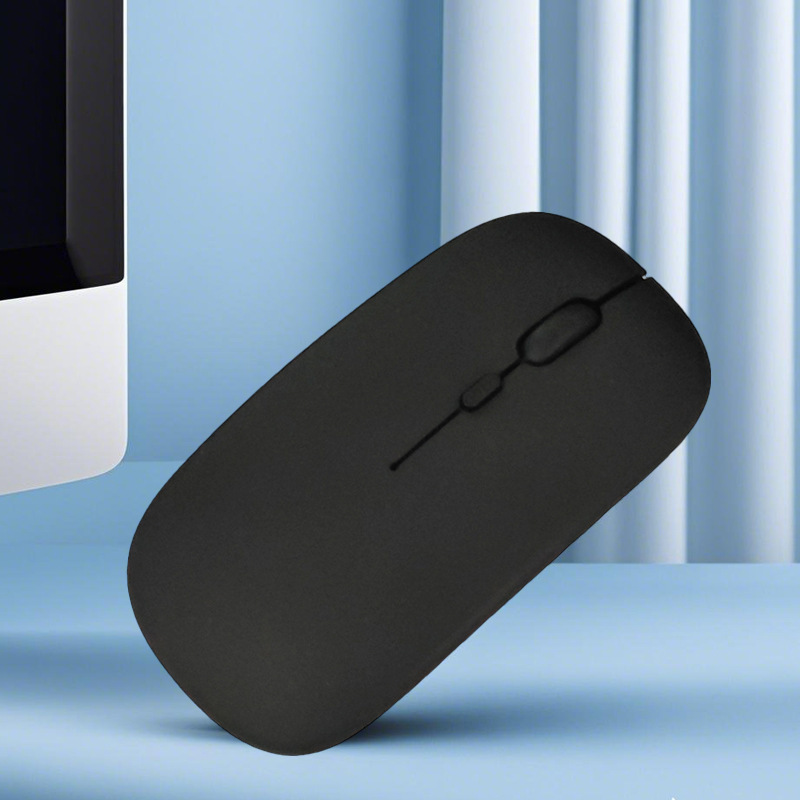 Ratón inalámbrico recargable de modo dual 7002 - Negro