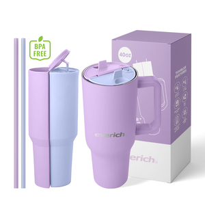 2 in 1 <strong>Split</strong> <strong>Cups</strong> for Two Different Drinks, Reusable 2 in 1 Silicone Liner <strong>Cup</strong> Dividers for 40oz Travel Tumbler With Handle - Product Image 5
