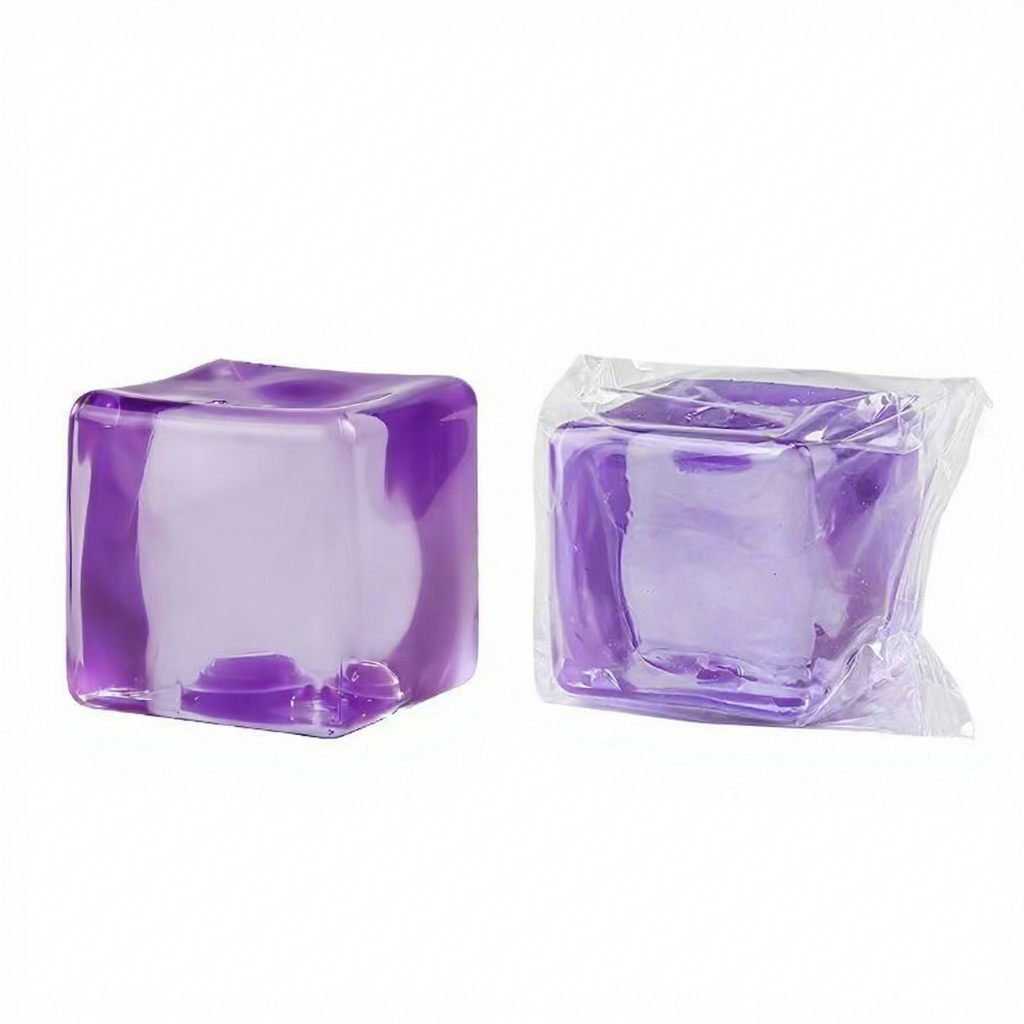 Bolsa OPP de 5 cm, color morado hielo.