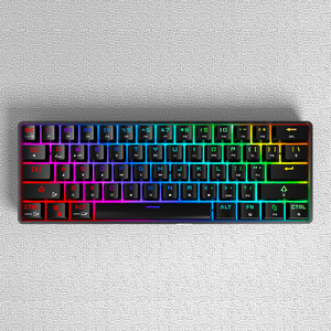 OUSAID-teclas de colores RGB para gaming, teclas de retroiluminación de arcoíris para Teclado mecánico de ordenador, DK68, DK61