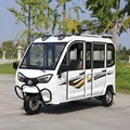 Large space Super long  Accommodates 6 people Tricycles Electric Three Wheel Passenger Tricycle Electric  tuktuk for 6 people