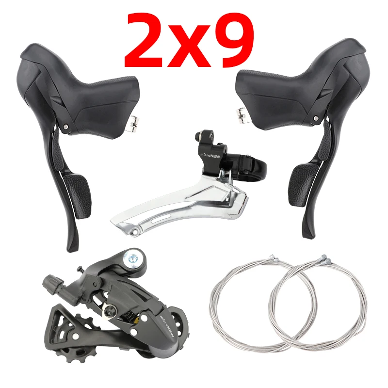 Negro 2x9 velocidades SL FD RD