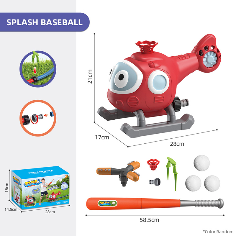 Ensemble de lancement de jet d'eau de baseball - Petit avion