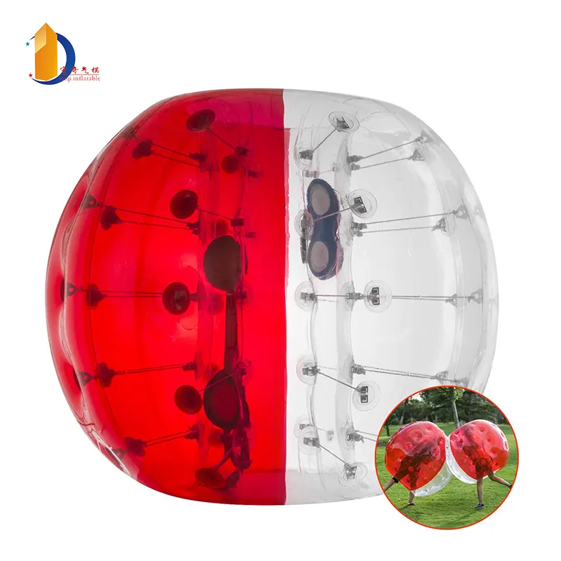 Pare-chocs gonflable avec boule en PVC, ballon de Football à bulles, pour adultes et enfants, activités de plein air, nouvelle collection, 1.5M