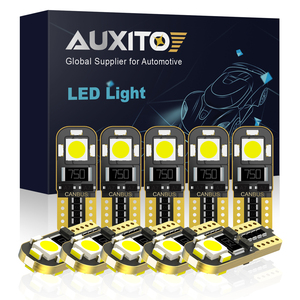 AUXITO 194 LED ampul 6000K beyaz 168 2825 Dome T10 İç Dome harita kapı gövde park işıkları için araba ampulü yedek 2 adet