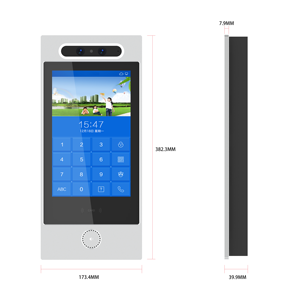 New Trend Outdoor Home Security Video Doorphone <strong>System</strong> Waterproof <strong>Two</strong>-<strong>Way</strong> <strong>Intercom</strong> Doorbell Monitor for Multi-Unit Apartments - Product Image 1