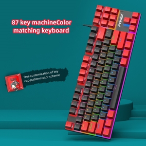 Nuevo Kit de teclado mecánico personalizado con luz LED RGB para juegos y teclado de PC de estilo QWERTY para iluminación de teclado mejorada - Product Image 5