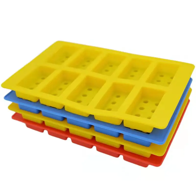 Силиконовая форма Lego для строительных блоков, форма для льда высокого качества, силиконовая решетка для льда, Прямая поставка от производителя