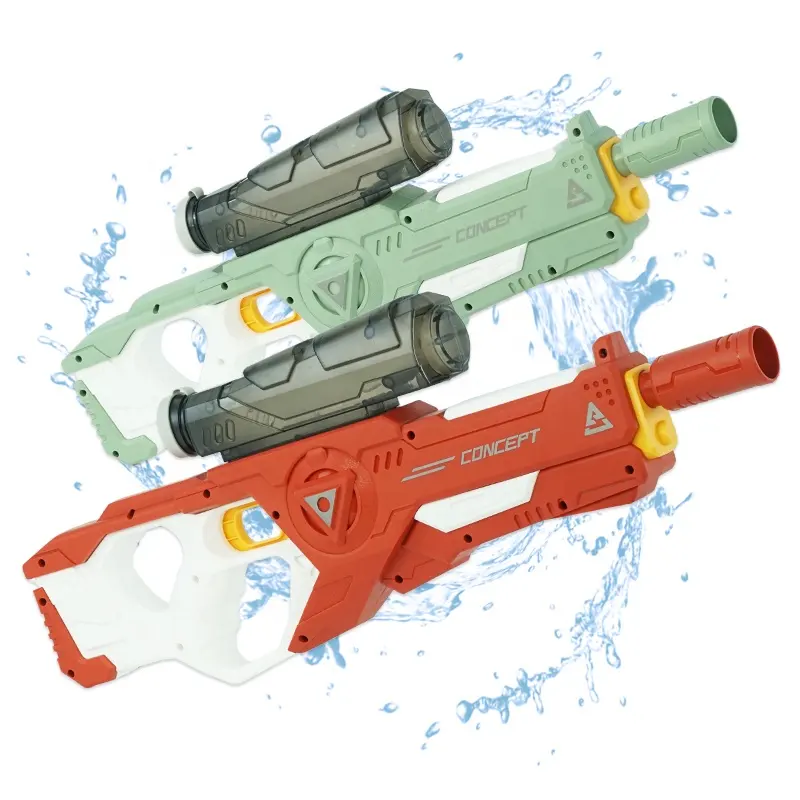 뜨거운 전기 장난감 물총 여름 강력한 고성능 물총 장거리 촬영 전기 물총 장난감