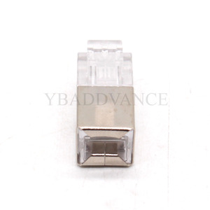模块化插头长体电话线屏蔽公RJ12 6P6C连接器 - Product Image 5