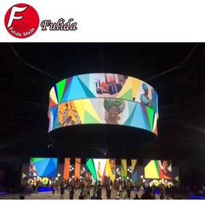 Indoor Modulo Display A Led Programmabile Flessibile Tenda Nuovo Visual P2 Led Flessibile Modulo 256x128mm Guscio Inferiore - Product Image 5