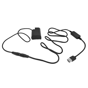 ตัวต่อ DCC12 DMW-BLF19E dmw + อะแดปเตอร์สาย USB สำหรับธนาคารพลังงาน DC 5V 2A สำหรับ LUMIX DMC-GH3 DMC-GH4 GH5 GH3 GH4กล้อง - Product Image 1