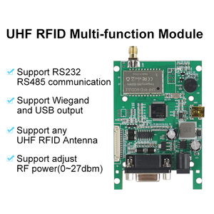 UHF <strong>RFID</strong> <strong>Reader</strong> Module Wiegand RS232 RS485 USB Communication 860-960Mhz <strong>RFID</strong> Module Development Kit with Antenna - Product Image 2