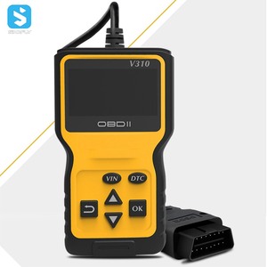 V310 Black OBDII Auto <strong>Code</strong> Reader Universal Car Diagnostic <strong>Scan</strong> <strong>Tool</strong> with 35ma Fault Detector - Product Image 2