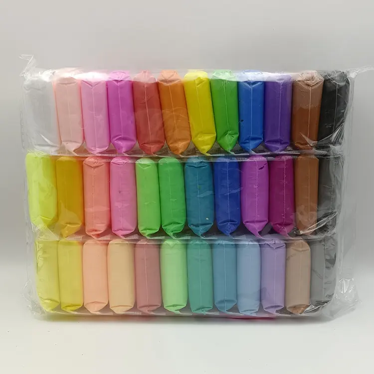 Pâte à modeler 36 couleurs pour enfants Jouet éducatif doux super léger DIY en argile Pâte à modeler en argile sèche à l'air
