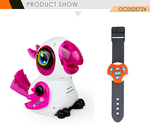 İzle uzaktan kumanda kuş 2021 bebek robot araba oyuncak çocuklar hafif ses ile - Product Image 2