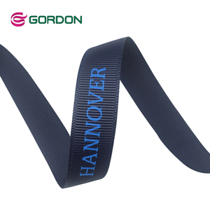 Gordon ริบบิ้นผ้ากรอสเกรนพิมพ์ลายโลโก้ตามสั่งพิมพ์โลโก้ได้ตามต้องการ - Product Image 2