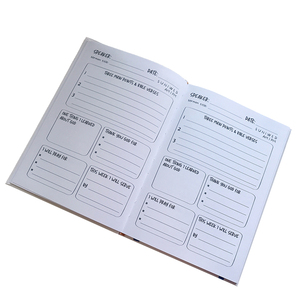 Stampa personalizzata 2023 copertina rigida A5 carta Layflat quaderno diario diario Agenda giornaliera settimanale mensile Organizer Planner Notebook - Product Image 6