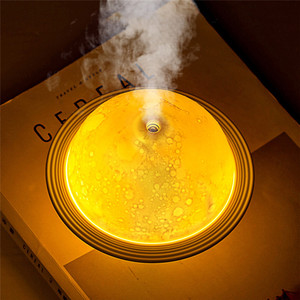 Yeni varış ultrasonik sıcak işık Aroma YAYICI taşınabilir USB buharlı nemlendirici 3D gezegen ev için uçucu yağ hava nemlendirici - Product Image 4