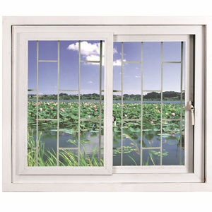 Modern Design Upvc Window Glass Sliding windows with Mosquito <strong>Net</strong> <strong>Pvc</strong> Glass Sliding Window UPVC Single/double Glazed Window - Product Image 5