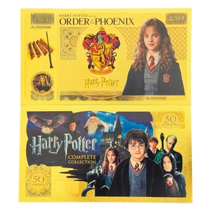 Quà lưu niệm mang về nhà Thế Giới Phù Thủy <span class=keywords><strong>Harry</strong></span> <span class=keywords><strong>Potter</strong></span> nhân vật kỷ niệm tiền giấy vàng cho quà tặng - Product Image 3