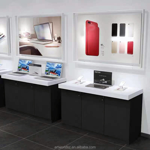 Artworld White Laptop Retail Electronic <strong>Table</strong> Shop Interior <strong>Design</strong> Custom <strong>Computer</strong> Showroom <strong>Design</strong> PC <strong>Display</strong> <strong>Table</strong> <strong>Design</strong> - Product Image 4